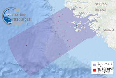 Marine Pollution, Guinea, Jan-Sept 2021.