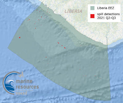 Marine Pollution, Liberia, Apr-Sept 2021.